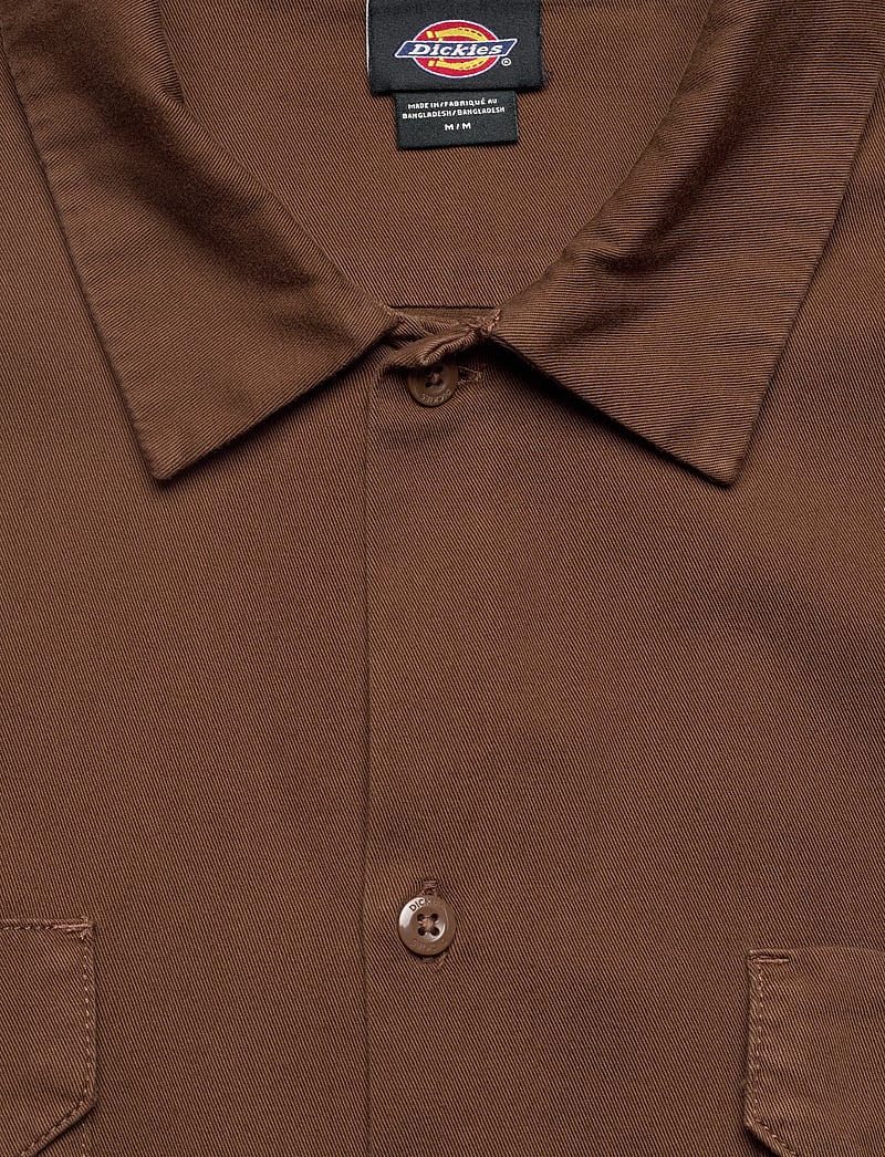 Dickies - 247 GD WORK SHIRT SS - kurzarmhemden - timber brown - 2