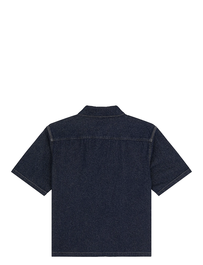 Dickies - DENIM SHIRT SS - teksasärgid - rinsed - 2