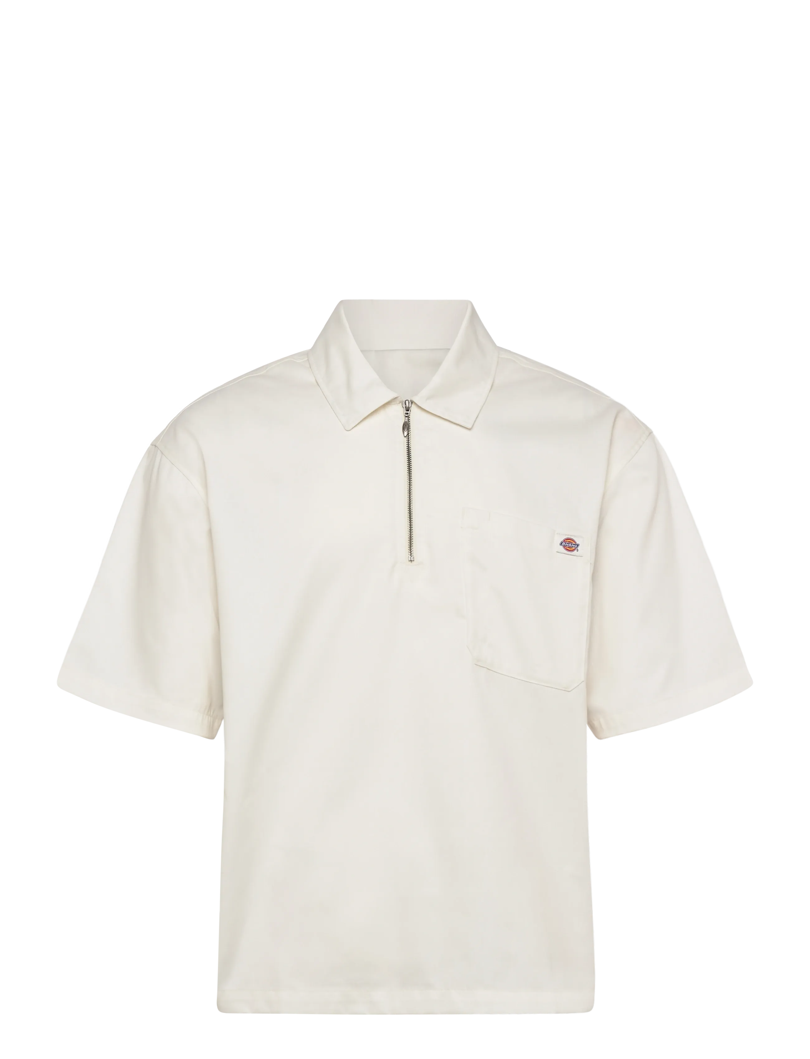 Dickies CADIZ QZ SHIRT SS - Kleidung - EGRET / cream