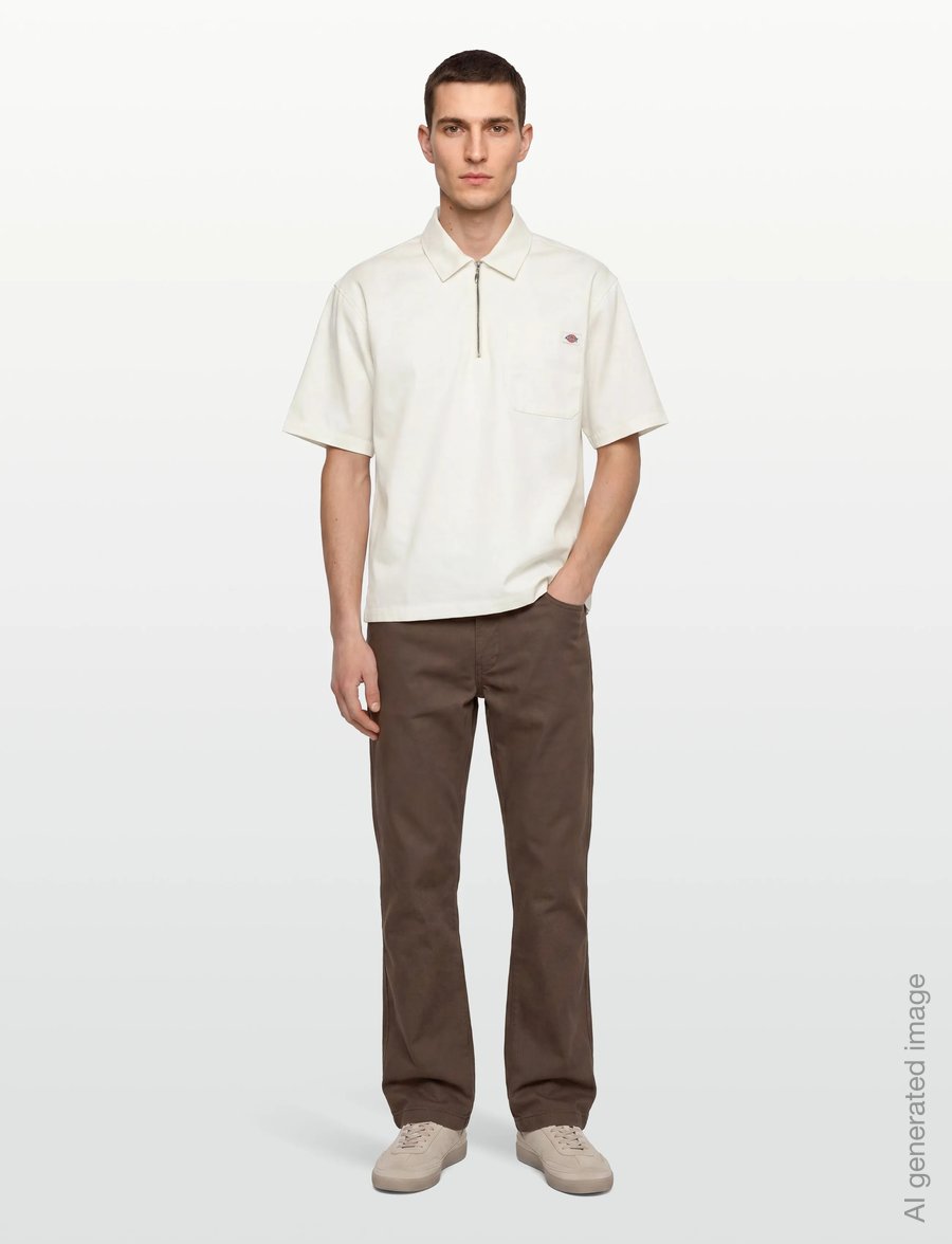 Dickies - CADIZ QZ SHIRT SS - kortærmede skjorter - egret - 0