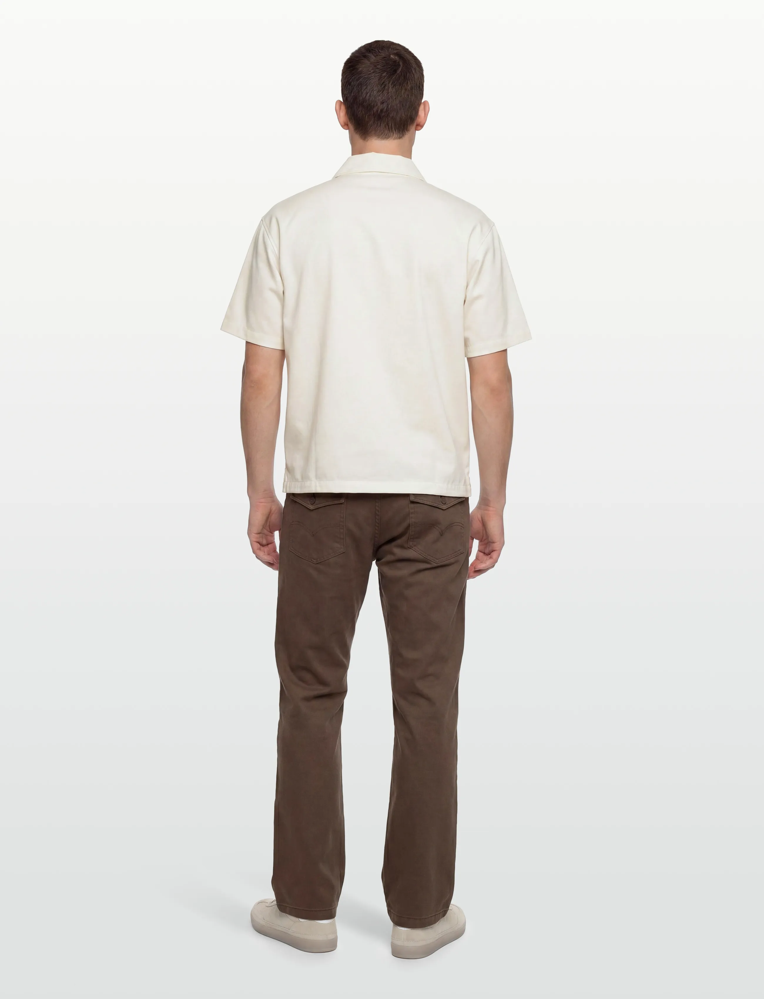 Dickies - CADIZ QZ SHIRT SS - short-sleeved shirts - egret - 4