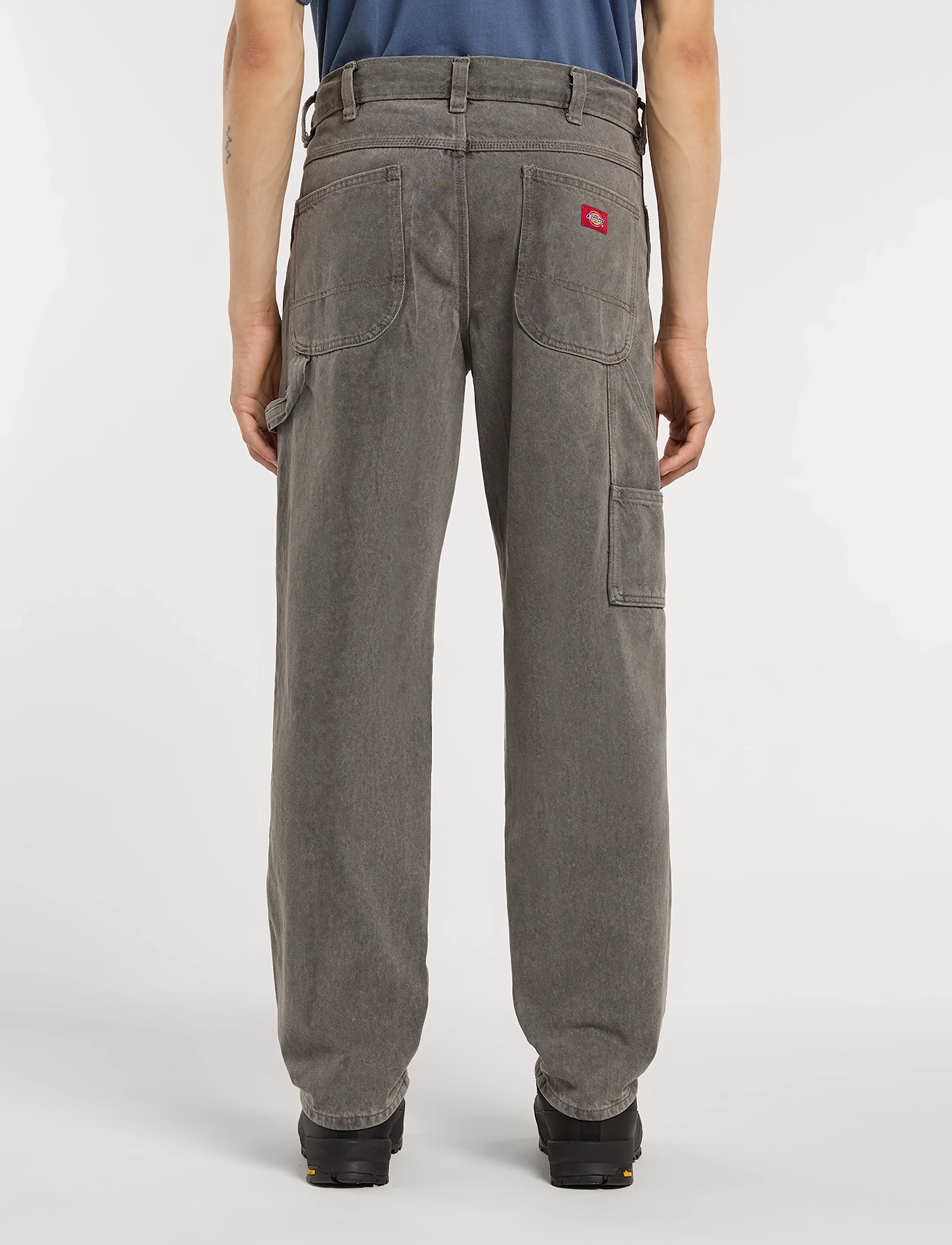 Dickies 993 REGULAR TAPERED CARPENTER JEANS - Tapered jeans - GREY WASH TNTD / grey