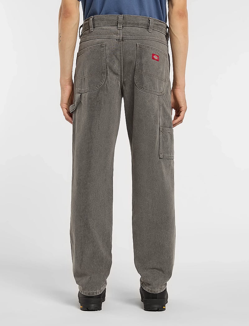 Dickies - 993 REGULAR TAPERED CARPENTER JEANS - tapered jeans - grey wash tntd - 0