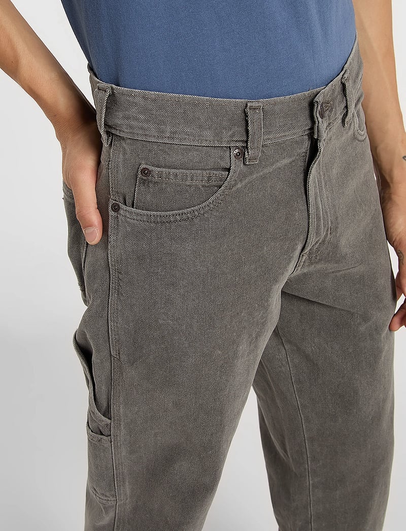 Dickies - 993 REGULAR TAPERED CARPENTER JEANS - tapered jeans - grey wash tntd - 5