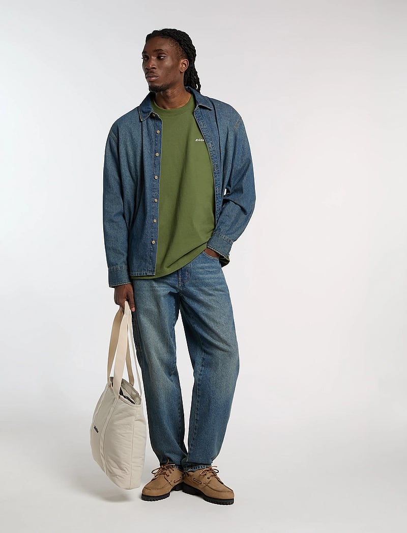 Dickies - 993 REGULAR TAPERED CARPENTER JEANS - tapered jeans - khaki tntd blue - 4