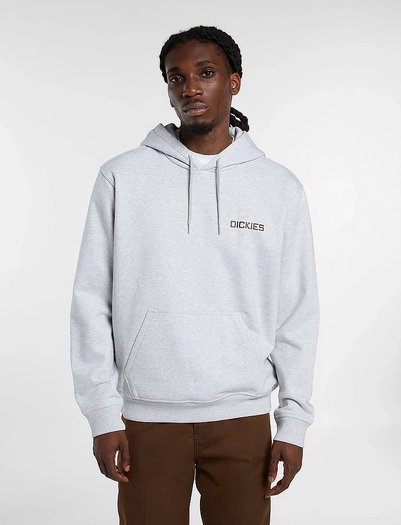 Dickies - PAYSON HOODIE - hættetrøjer - light gray - 0