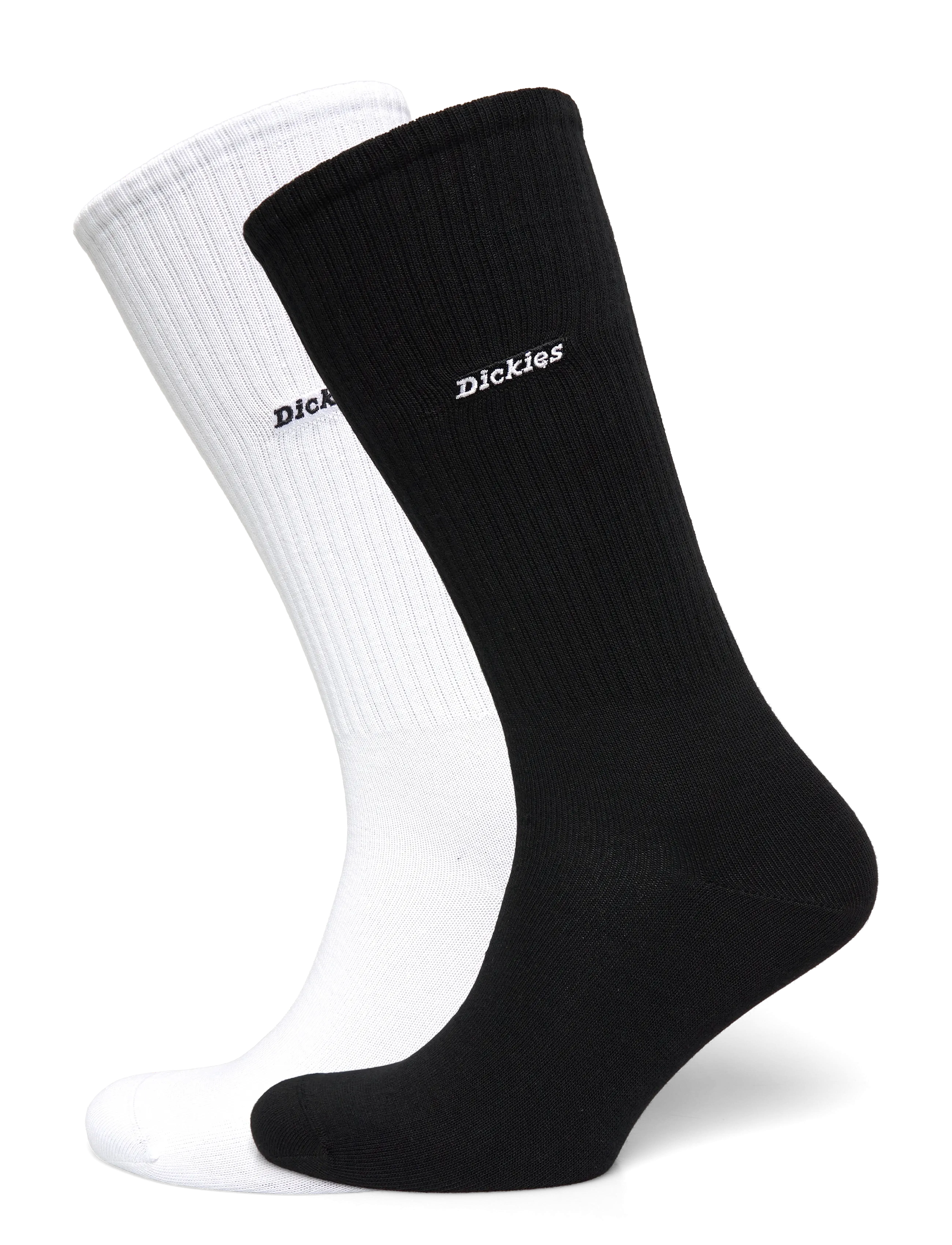 Dickies Copperton High Socks 2Pk, 39-42, White, Sokker > Almindelige Sokker, Herre