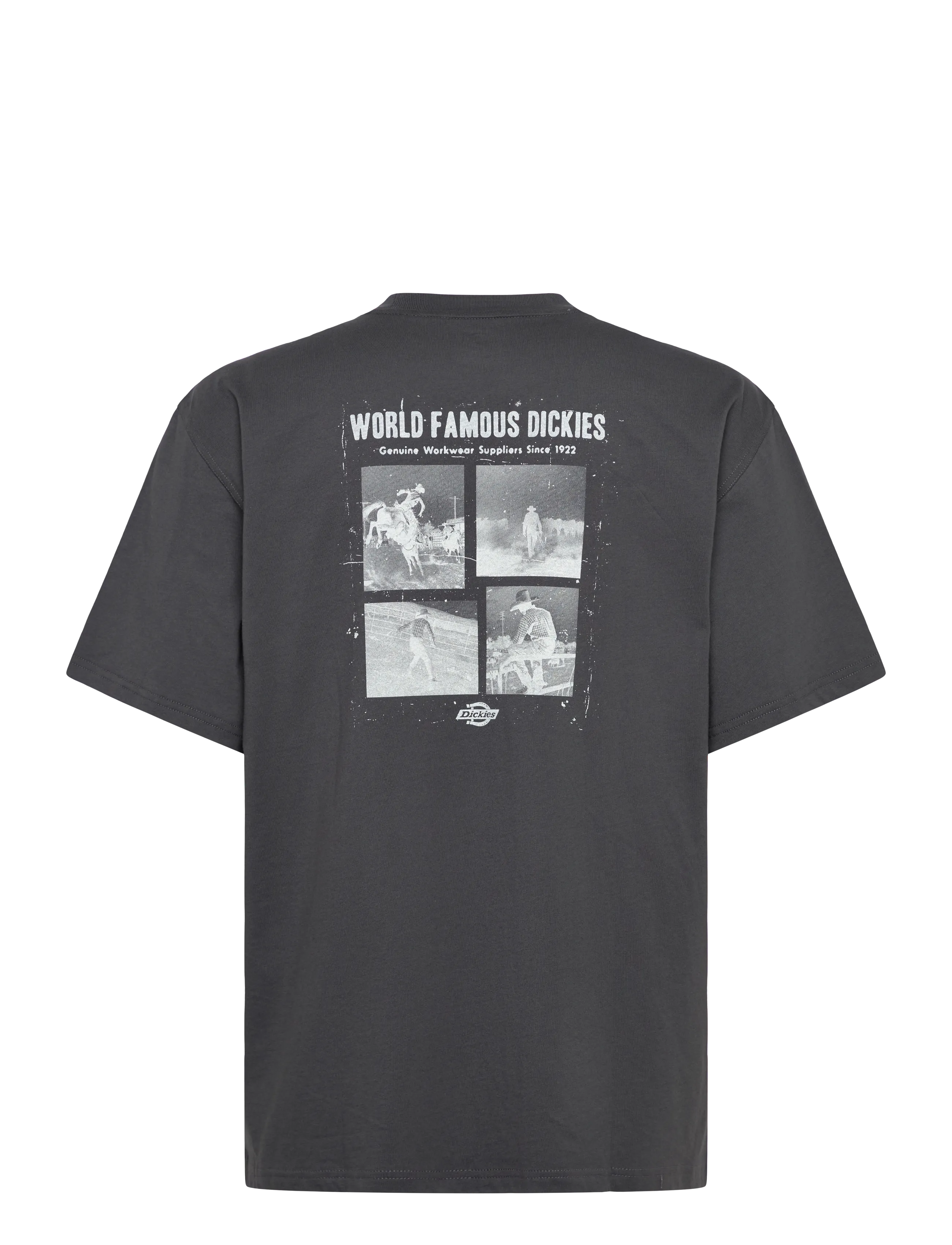 Dickies - WOLFHURST SS TEE - kortermede t-skjorter - charcoal grey - 1