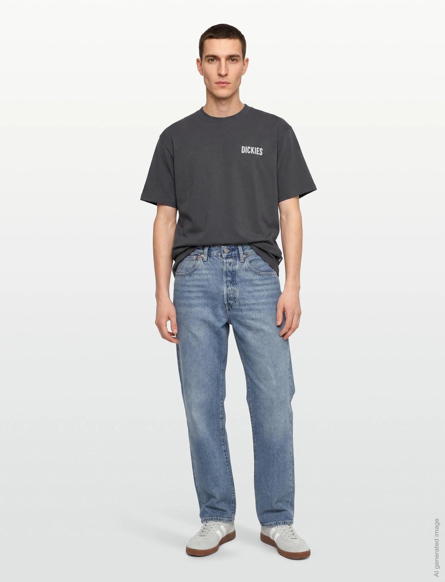 Dickies - WOLFHURST SS TEE - kurzärmelige t-shirts - charcoal grey - 0