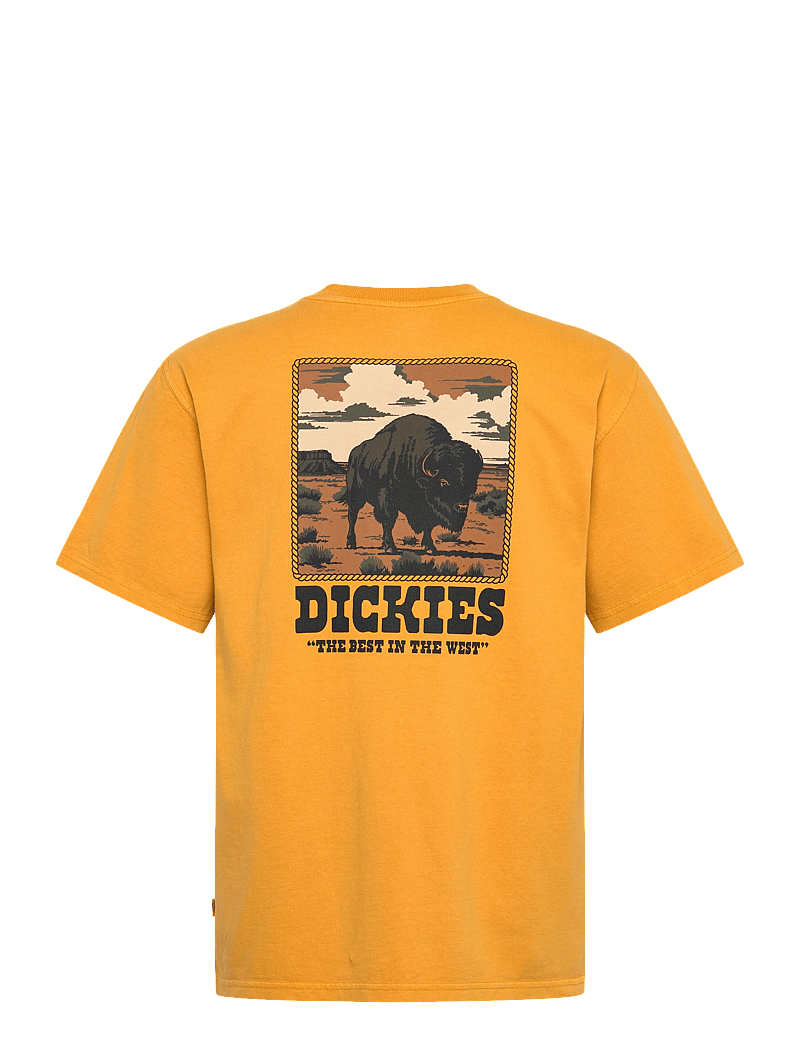 Dickies - DARRTOWN SS TEE - lühikeste varrukatega t-särgid - sunflower - 1