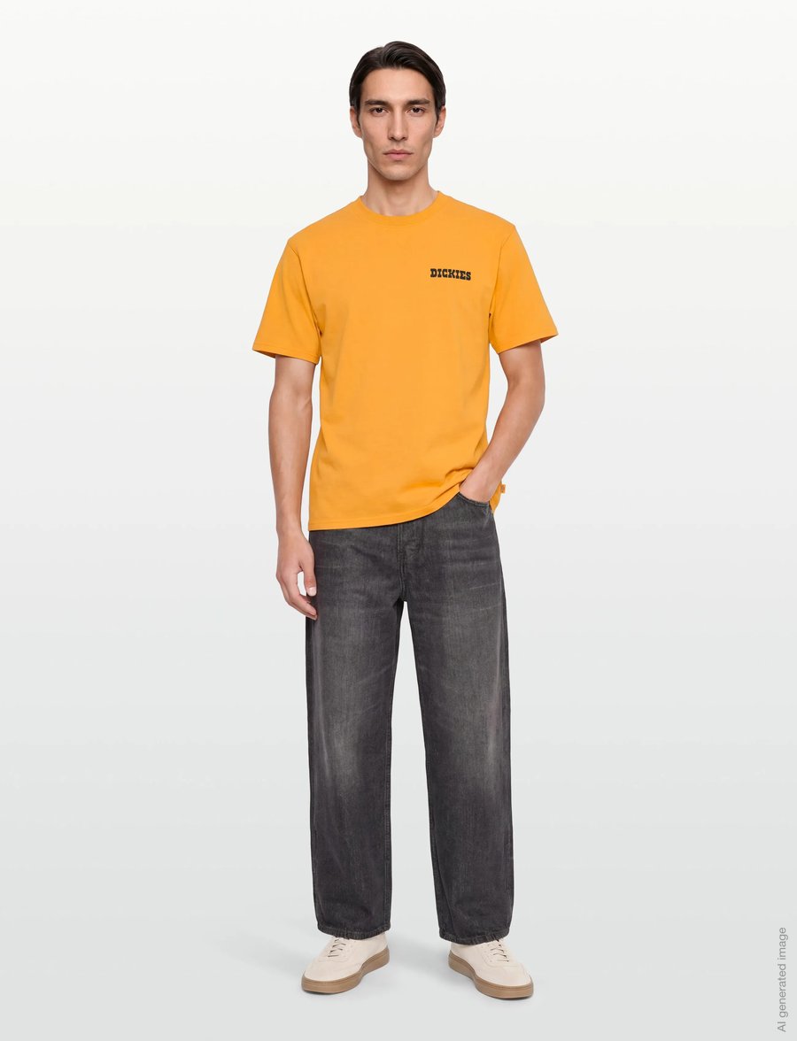 Dickies - DARRTOWN SS TEE - kurzärmelig - sunflower - 0
