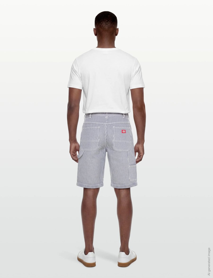 Dickies - 11 INCH HICKORY CARPENTER SHORT - casual shorts - retro indigo - 4