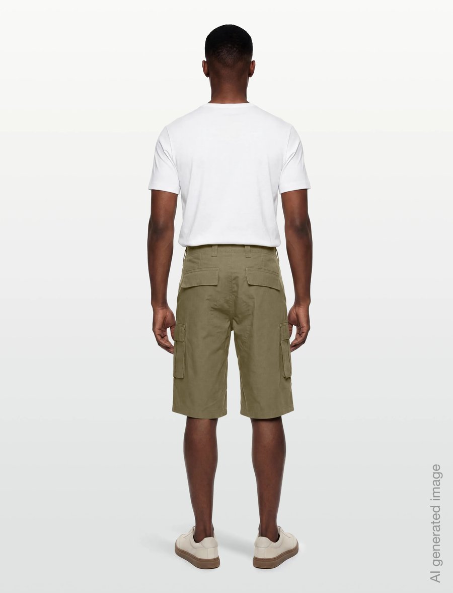 Dickies - EAGLE BEND SHORT - lühikesed kargopüksid - military gr - 4