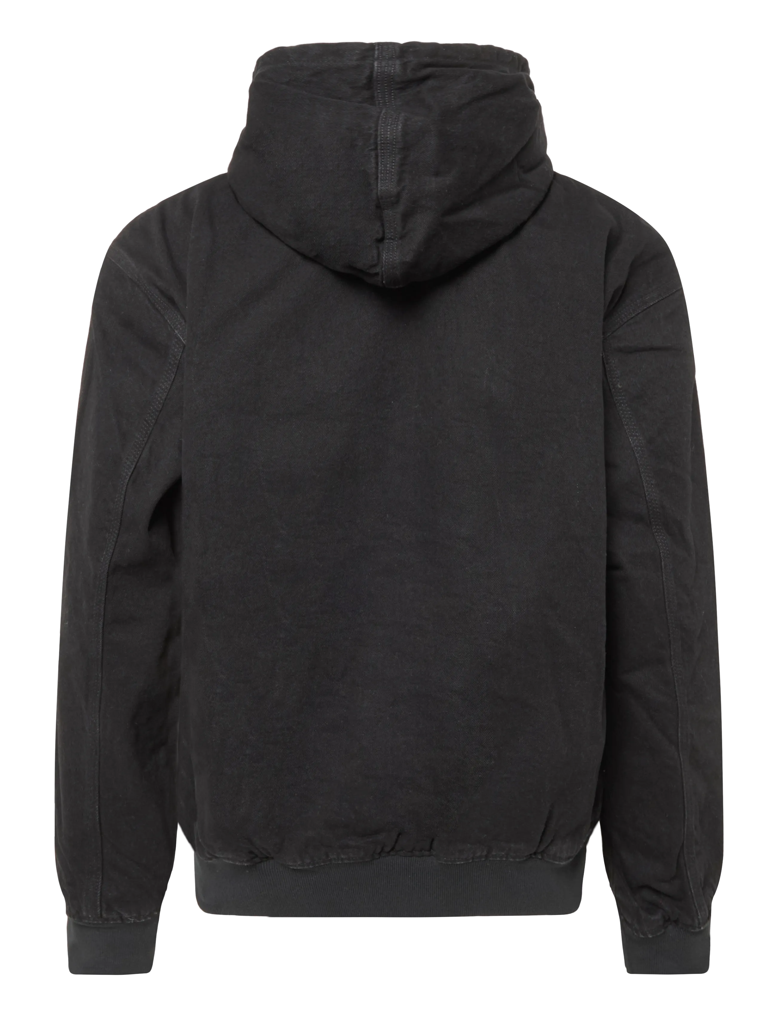 Dickies - LINED DENIM HOODED BOMBER - gefütterte denimjacken - black - 1