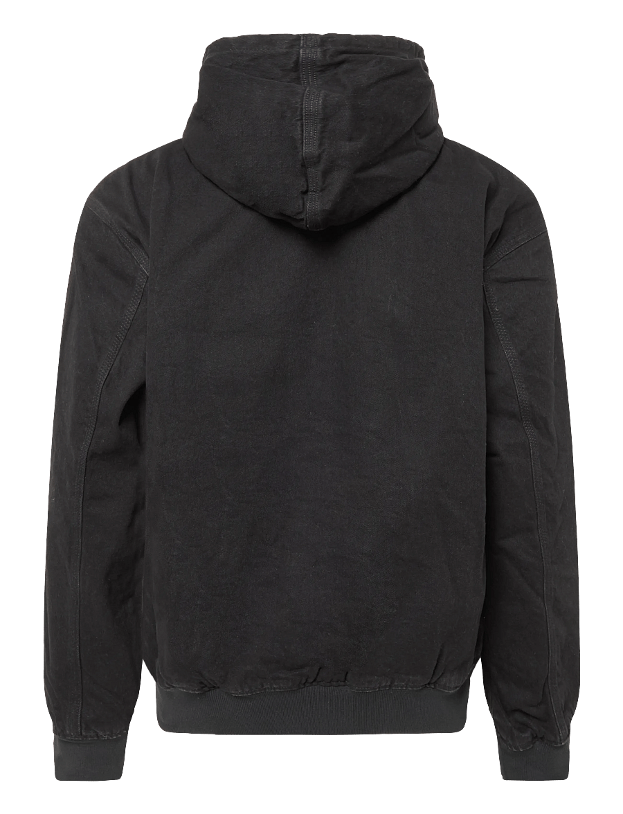Dickies - LINED DENIM HOODED BOMBER - gefütterte denimjacken - black - 1