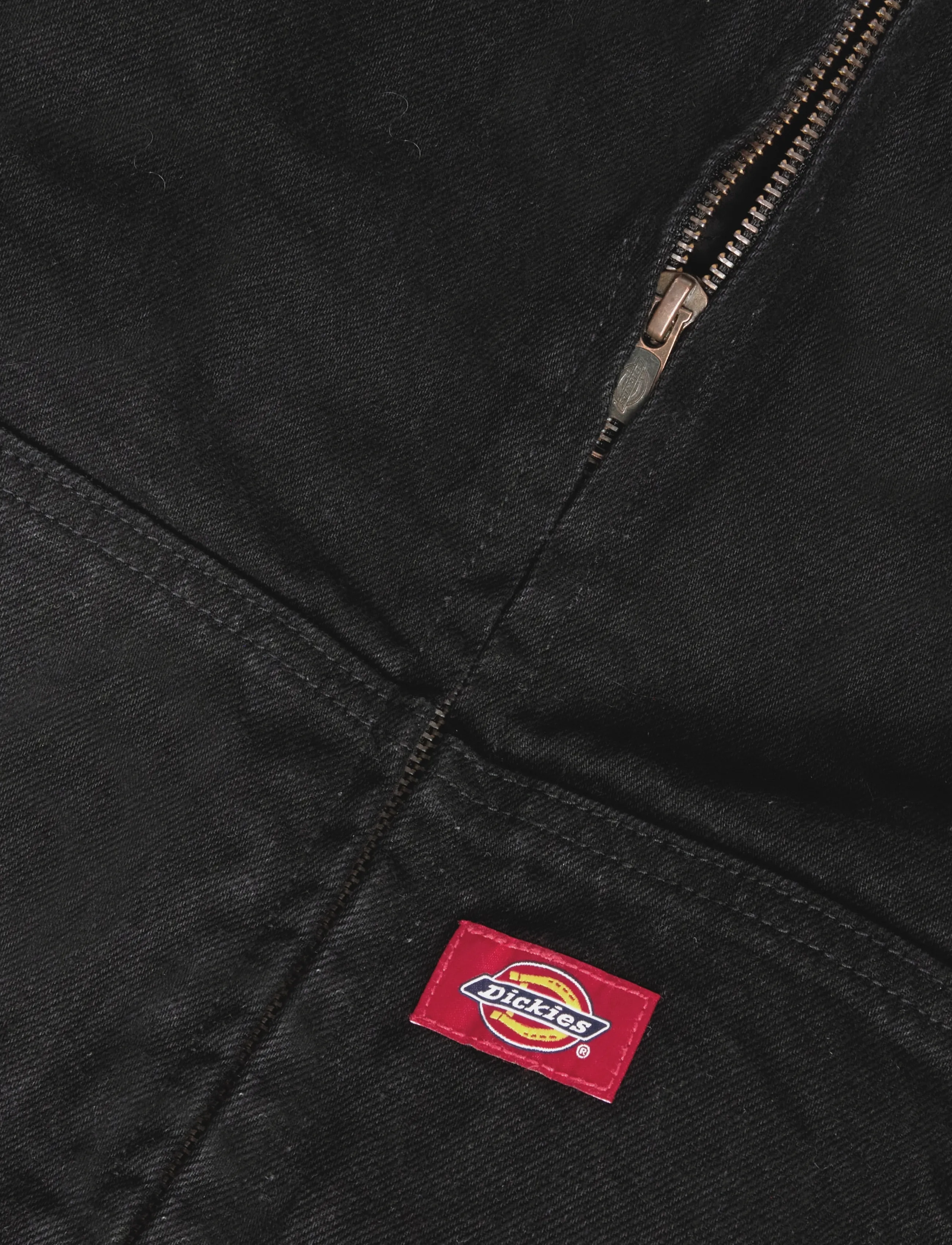 Dickies - LINED DENIM HOODED BOMBER - gefütterte denimjacken - black - 3