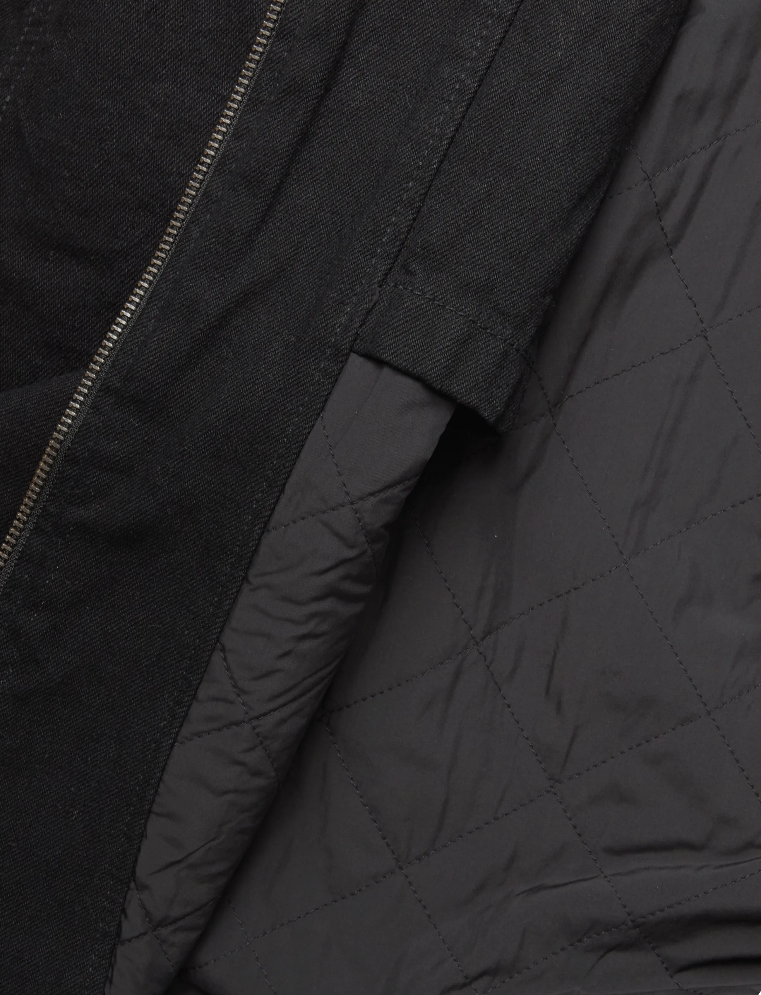 Dickies - LINED DENIM HOODED BOMBER - gefütterte denimjacken - black - 4