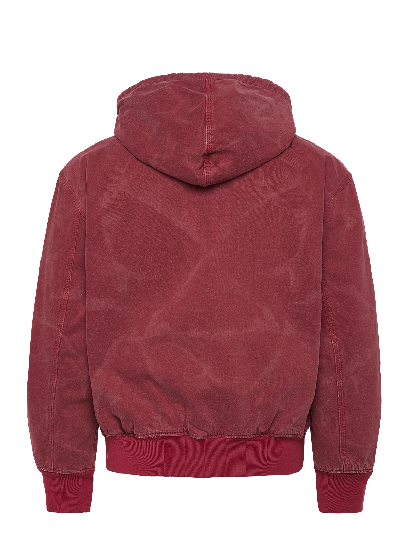 Dickies - LINED DENIM HOODED BOMBER - fodrade jeansjackor - garnet - 2