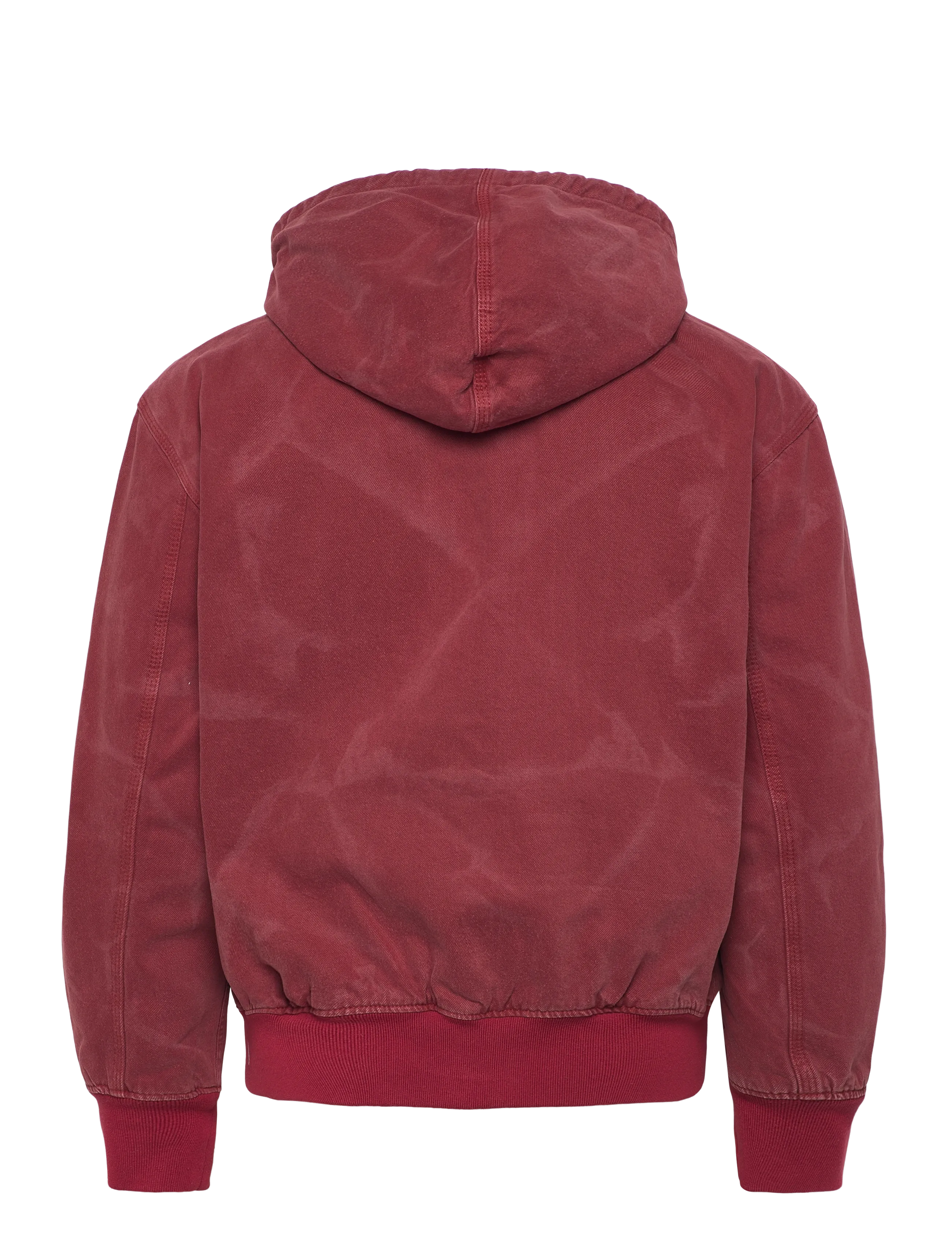 Dickies - HILHAM LINED DENIM HOODED BOMBER - vuorelliset farkkutakit - garnet - 2