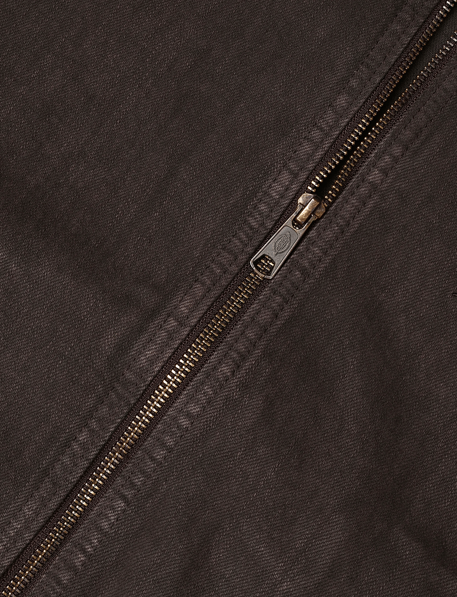 Dickies - EDGEWOOD UNLINED DENIM JACKET - uforede denimjakker - dark brown - 3