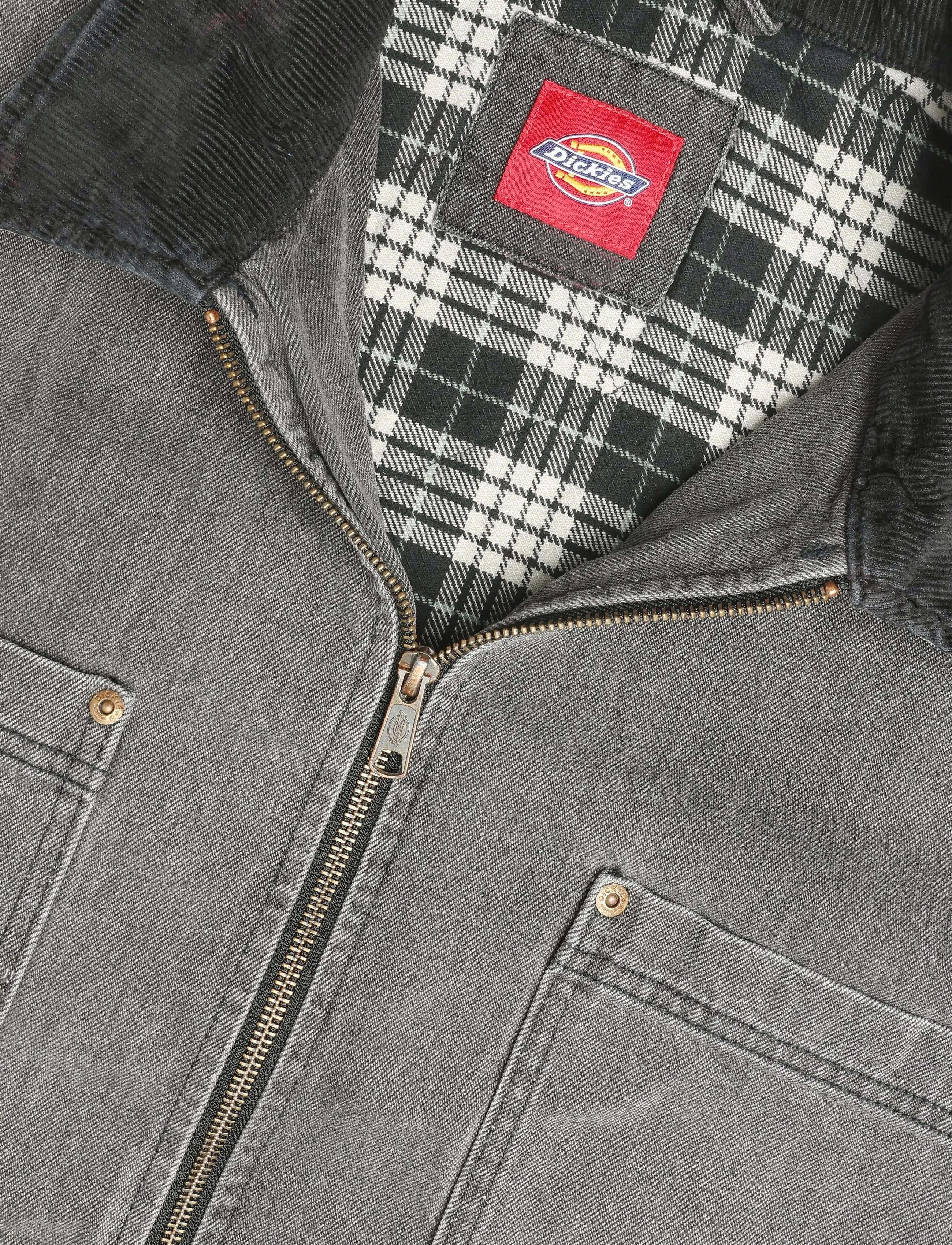 Dickies - TAYLOR DENIM JACKET - gefütterte denimjacken - black wash - 2