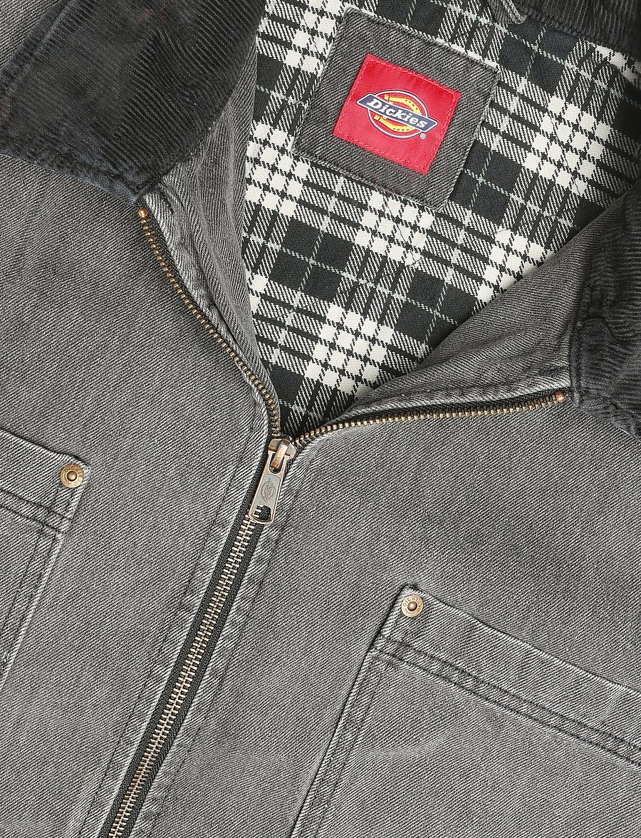 Dickies - TAYLOR DENIM JACKET - gefütterte denimjacken - black wash - 2