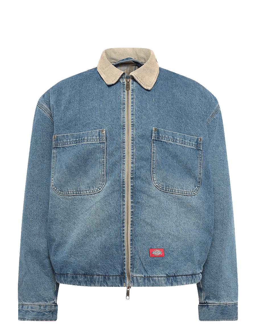 Dickies - TAYLOR DENIM JACKET - voodriga teksatagid - mid blue fade wash - 0