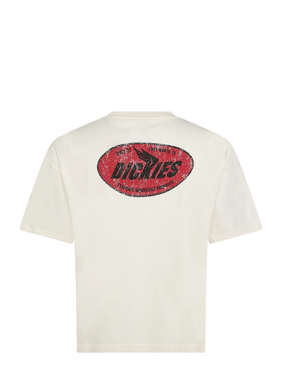 Dickies - SHONTO SS TEE - kortärmade t-shirts - egret - 1