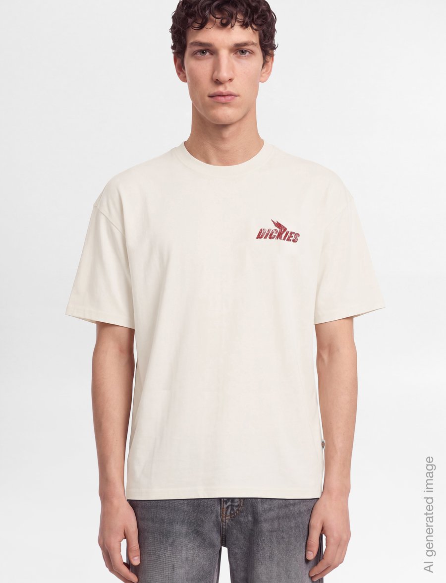 Dickies - SHONTO SS TEE - kortærmede t-shirts - egret - 3