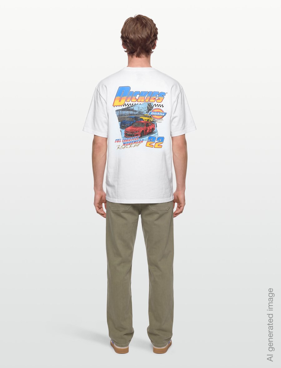 Dickies - TONOPAH SS TEE - kurzärmelige t-shirts - white - 4