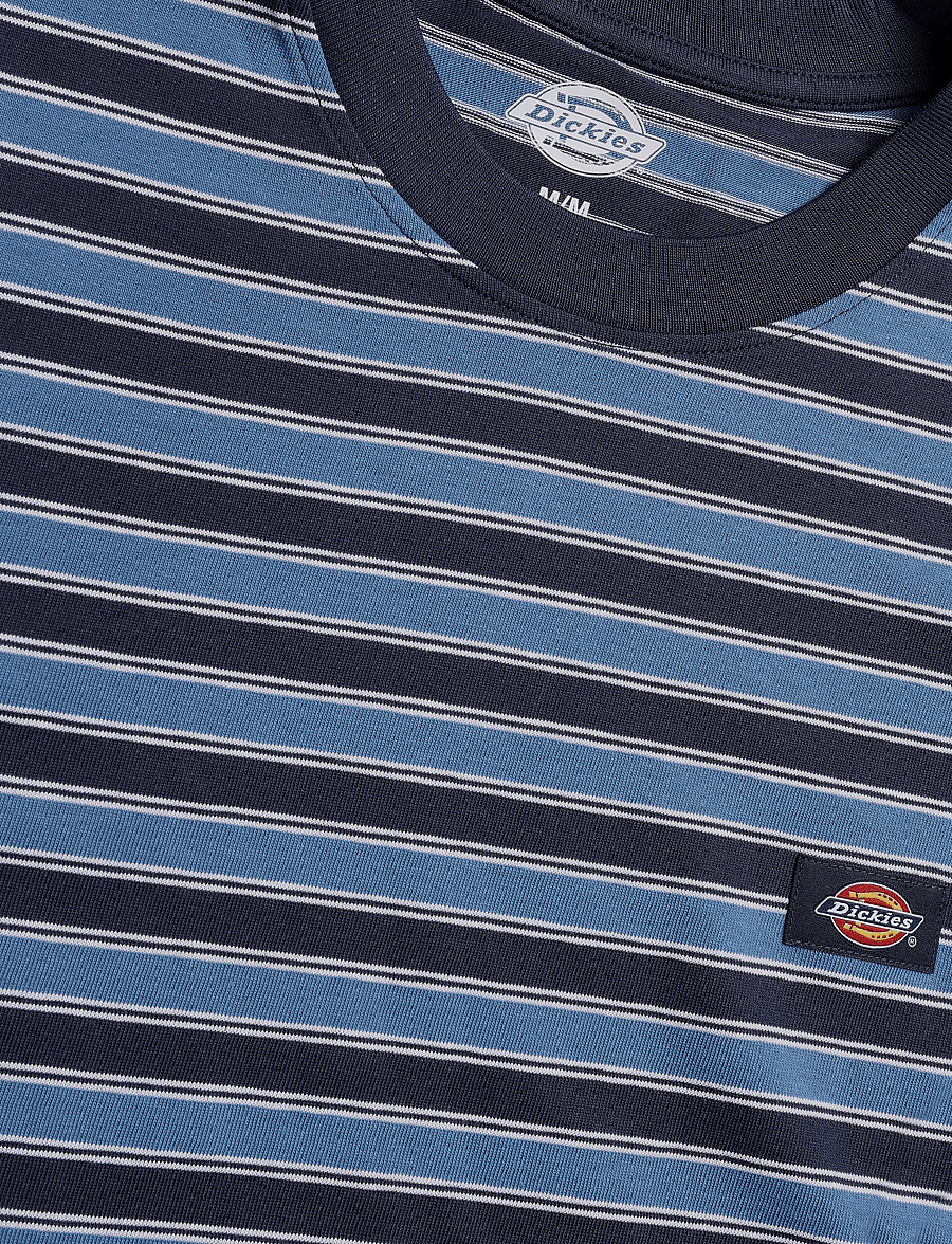 Dickies - STRIPE SS TEE - kortärmade t-shirts - navy blue - 2
