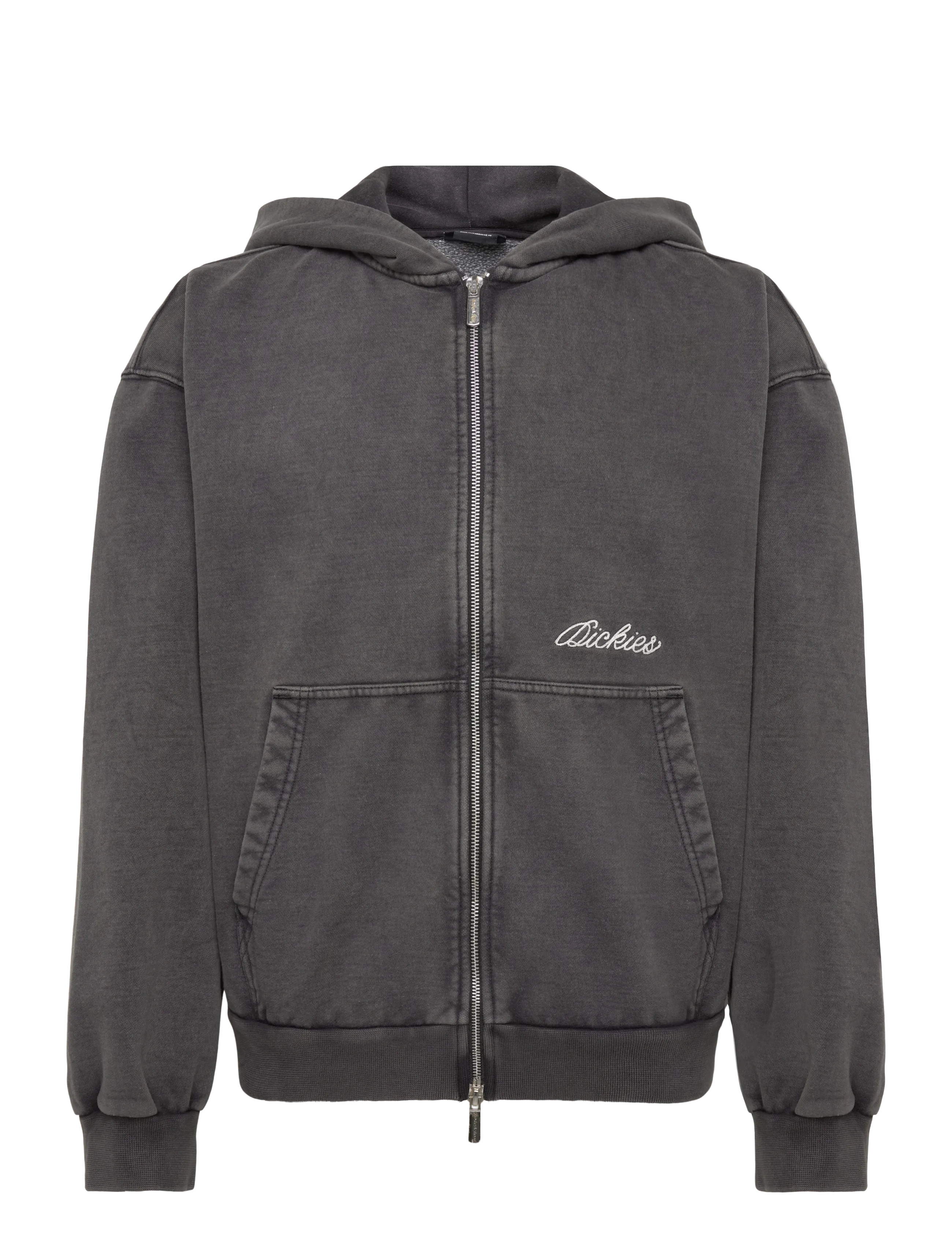 Dickies BAKER ZIPPED HOODIE - Dickies - BLACK / black