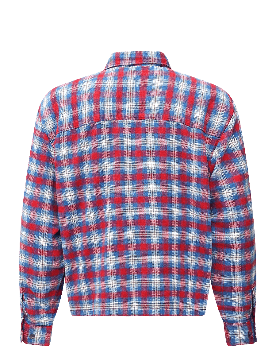 Dickies - JEROME CROPPED FLANNEL SHIRT - flanellsärgid - deep claret - 1