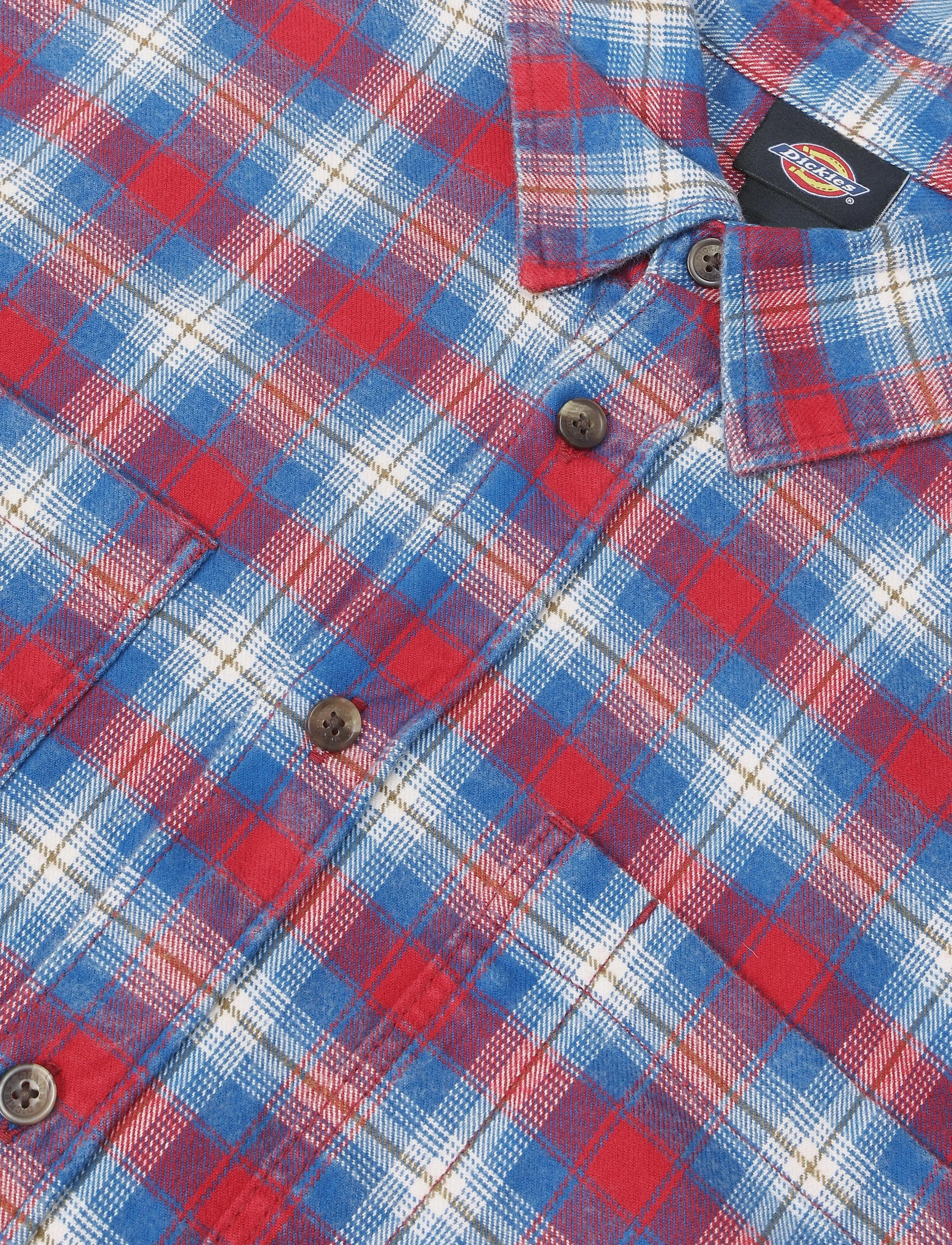Dickies - JEROME CROPPED FLANNEL SHIRT - deep claret - 2