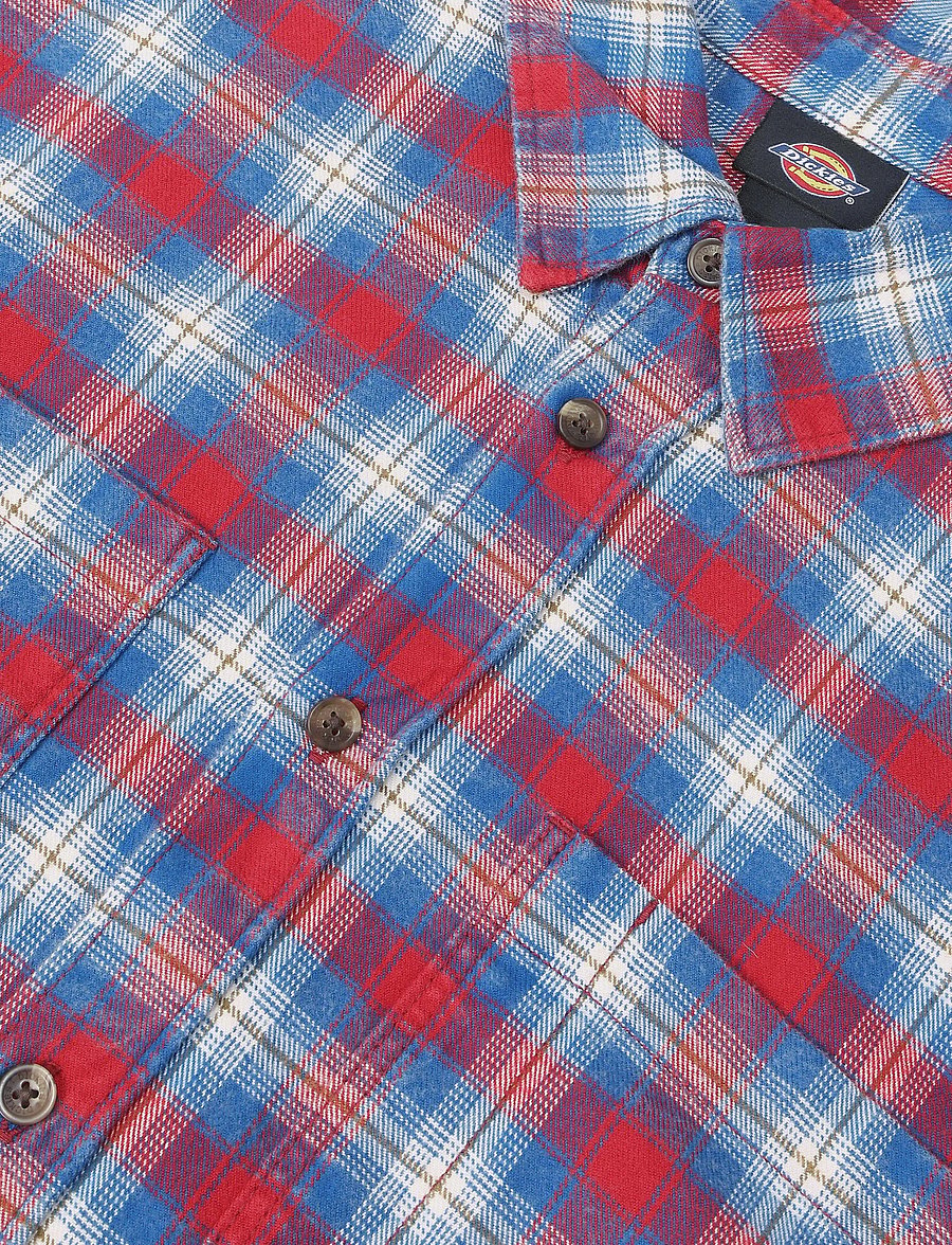 Dickies - JEROME CROPPED FLANNEL SHIRT - flanellsärgid - deep claret - 2