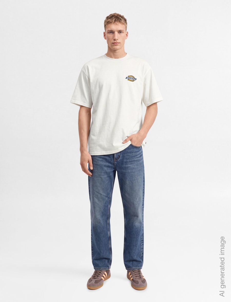 Dickies - PARADISE SS TEE - kortærmede t-shirts - egret - 0