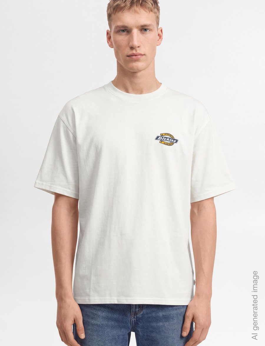 Dickies - PARADISE SS TEE - kortærmede t-shirts - egret - 3