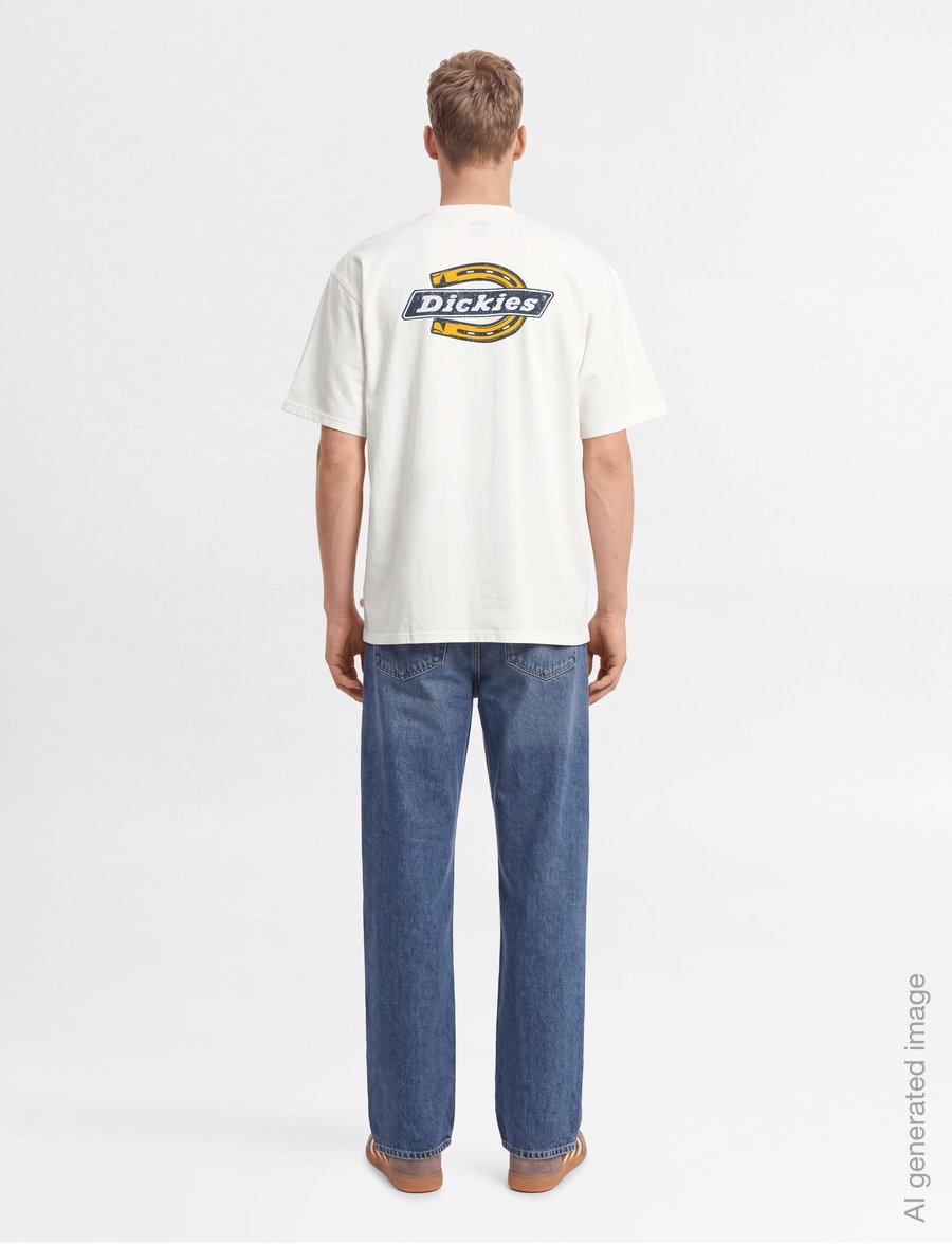 Dickies - PARADISE SS TEE - kortærmede t-shirts - egret - 4