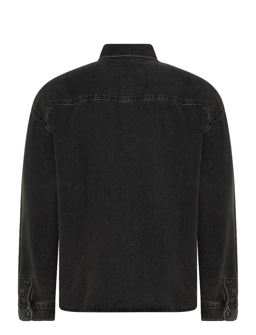 Dickies - MECHANIC DENIM SHIRT - teksasärgid - black wash - 1