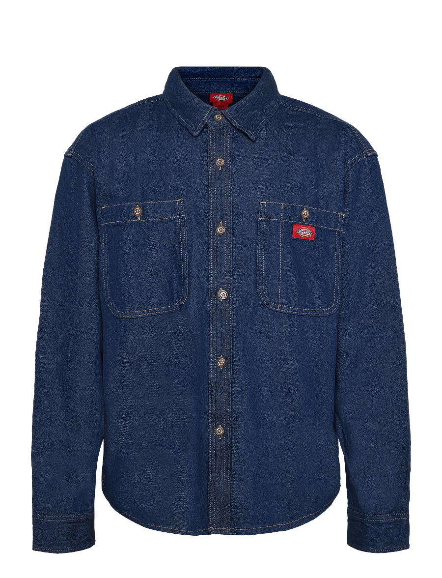 Dickies - MECHANIC DENIM SHIRT - jeansskjortor - raw - 0