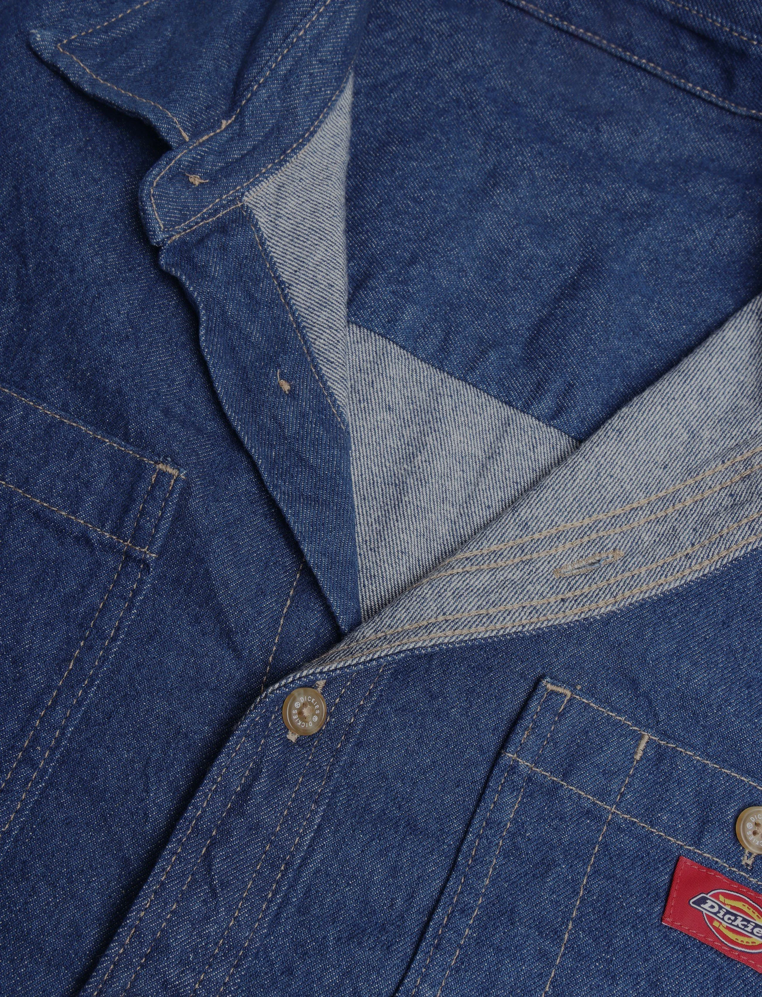 Dickies - MECHANIC DENIM SHIRT - jeansskjortor - raw - 2
