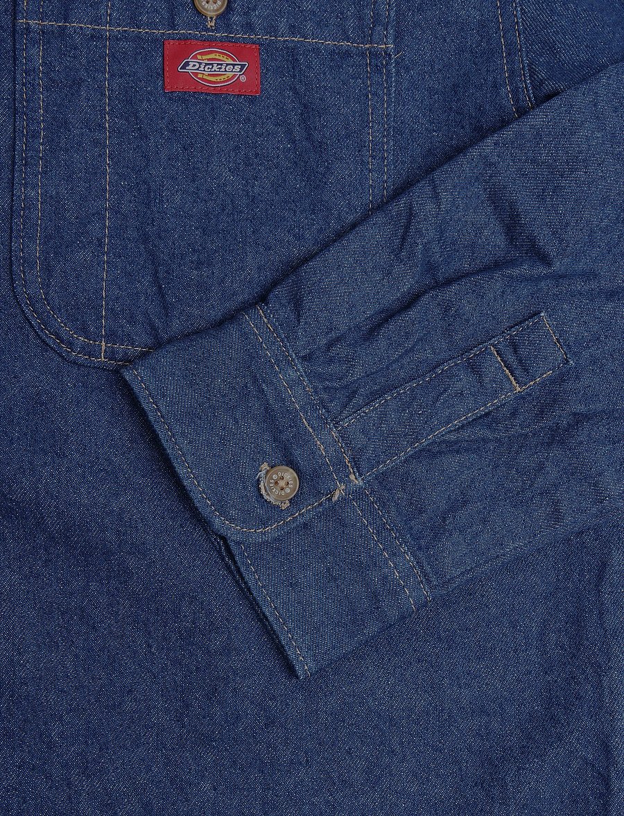 Dickies - MECHANIC DENIM SHIRT - jeansskjortor - raw - 3