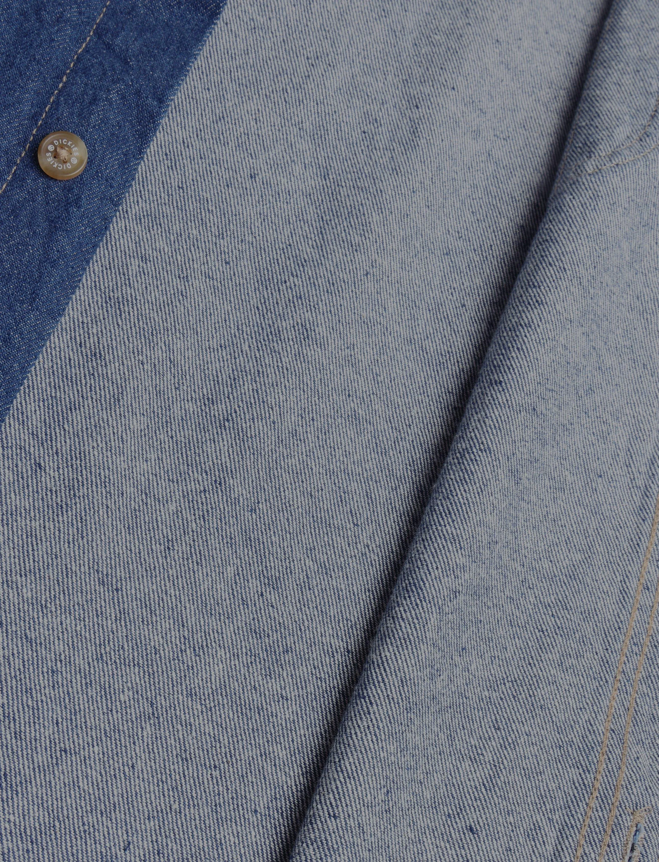 Dickies - MECHANIC DENIM SHIRT - jeansskjortor - raw - 4