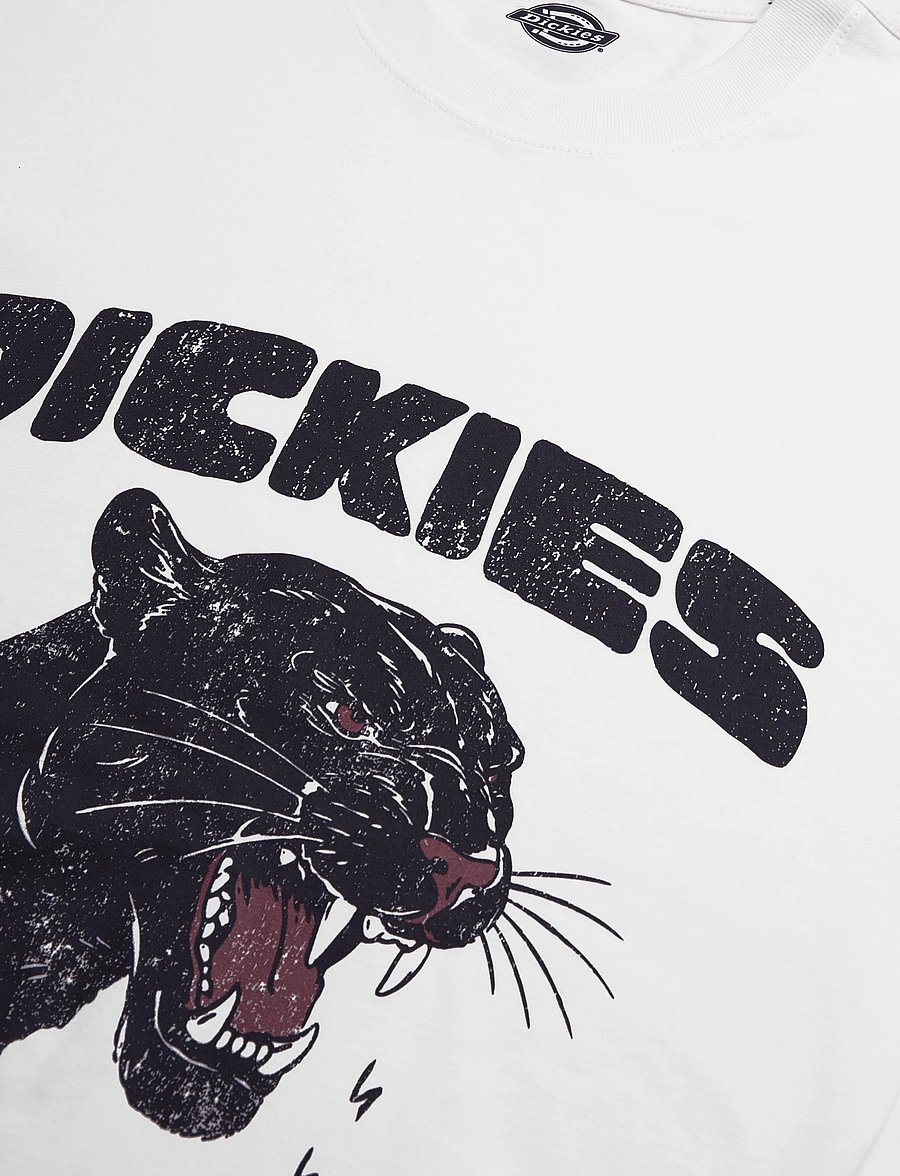 Dickies - MCDERMITT SS TEE - kurzärmelige t-shirts - egret - 2