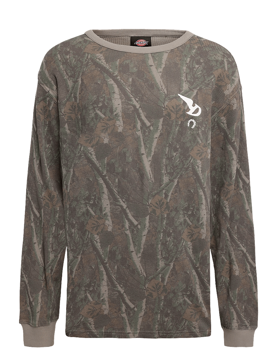 Dickies - BRADENTON WAFFLE LS TEE - langærmede t-shirts - camouflage - 0