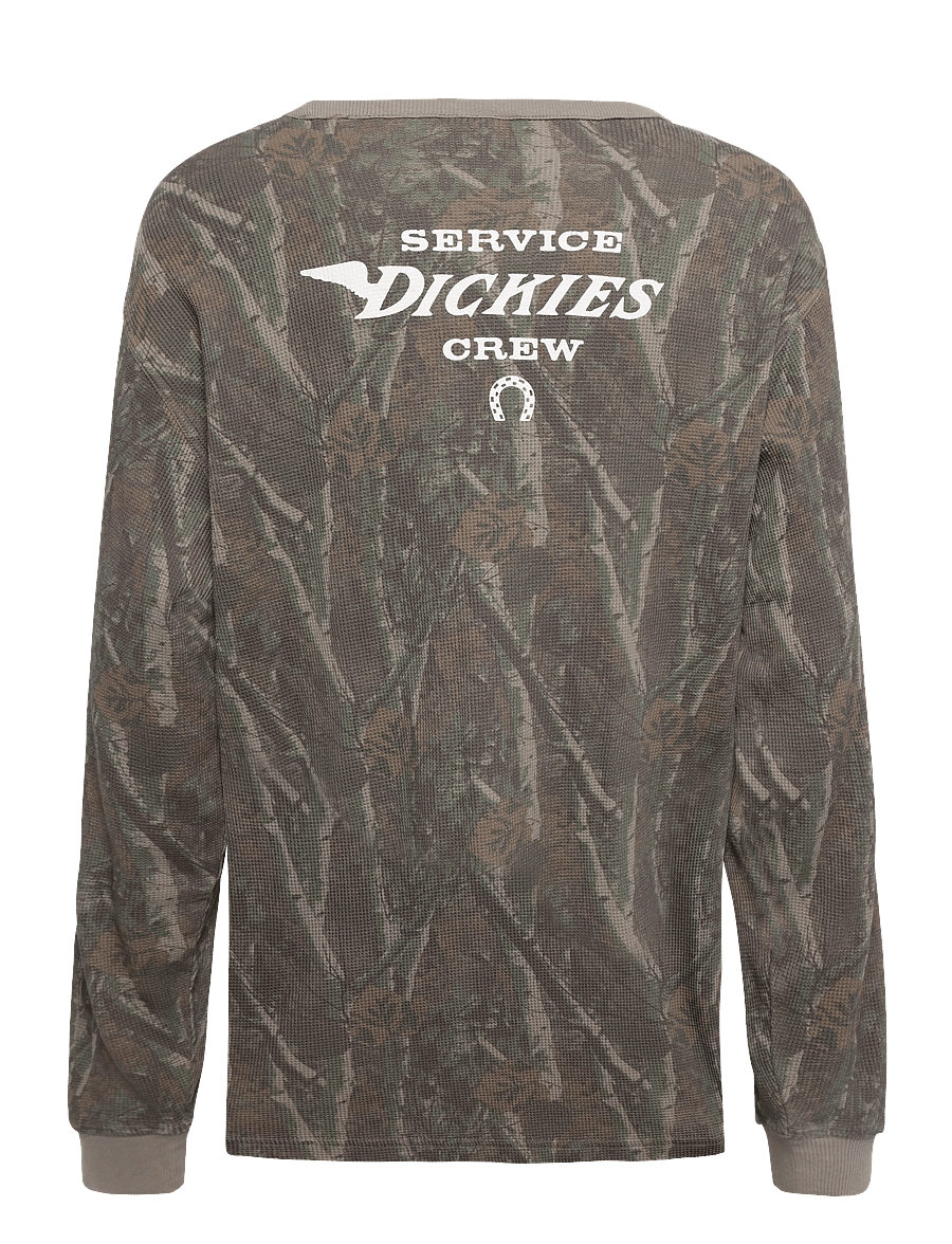 Dickies - BRADENTON WAFFLE LS TEE - langærmede t-shirts - camouflage - 1