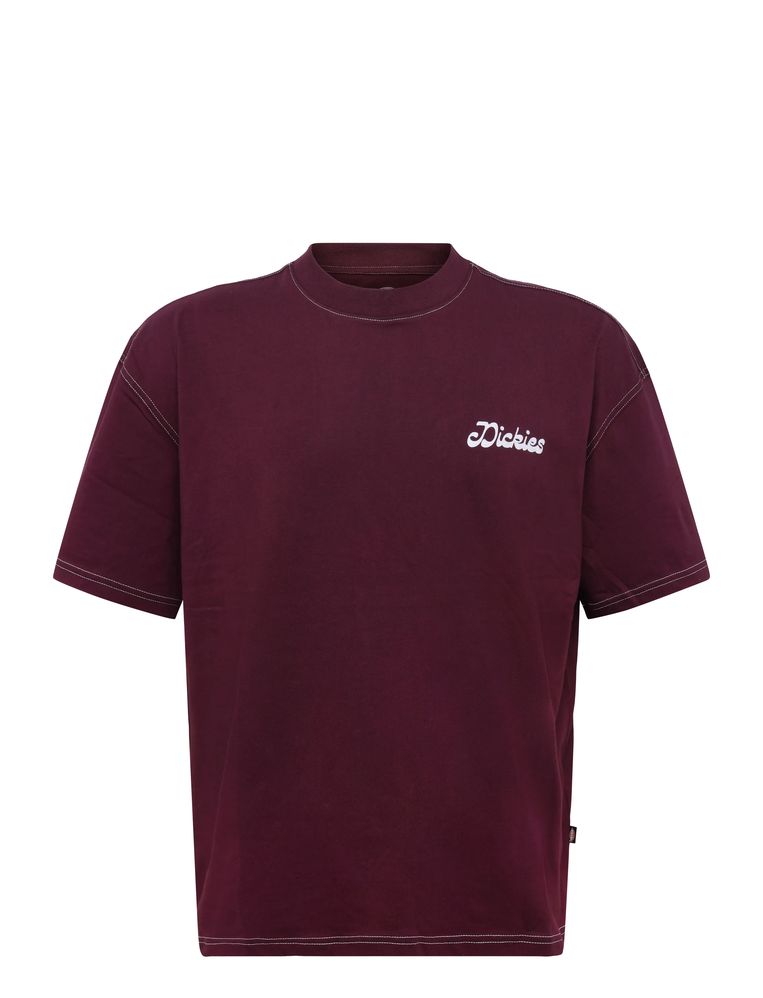 Dickies CORNVILLE SS TEE - Kläder - MAROON / burgundy