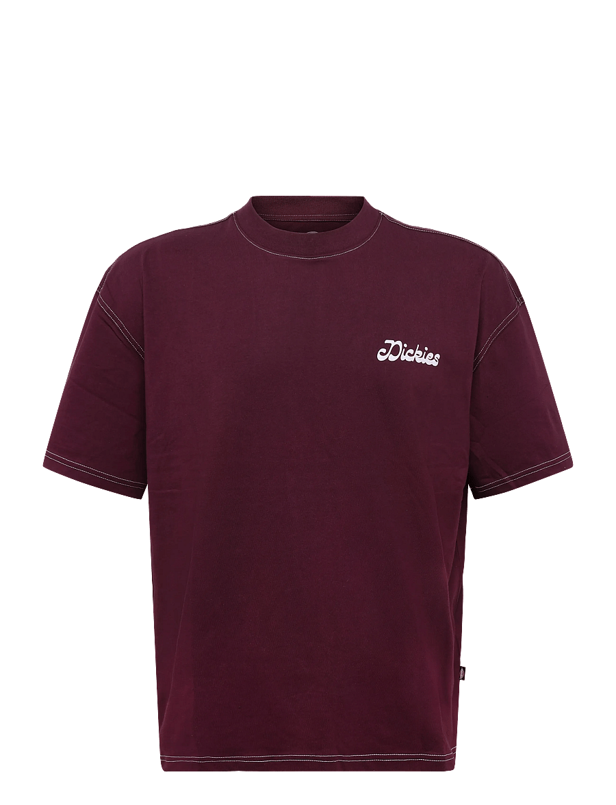 Dickies - CORNVILLE SS TEE - kortärmade t-shirts - maroon - 0