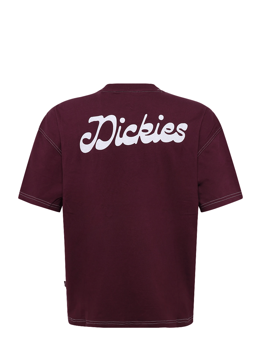 Dickies - CORNVILLE SS TEE - kortärmade t-shirts - maroon - 1
