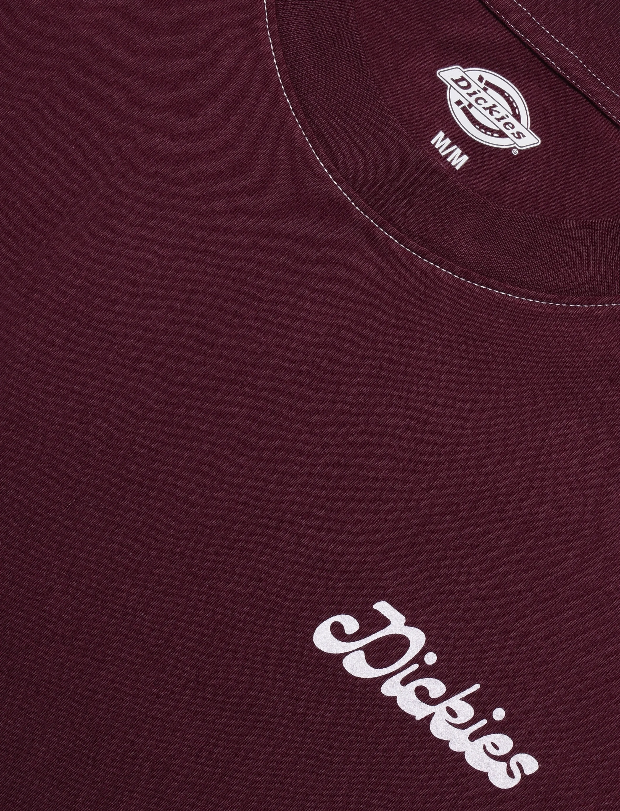 Dickies - CORNVILLE SS TEE - kortärmade t-shirts - maroon - 2